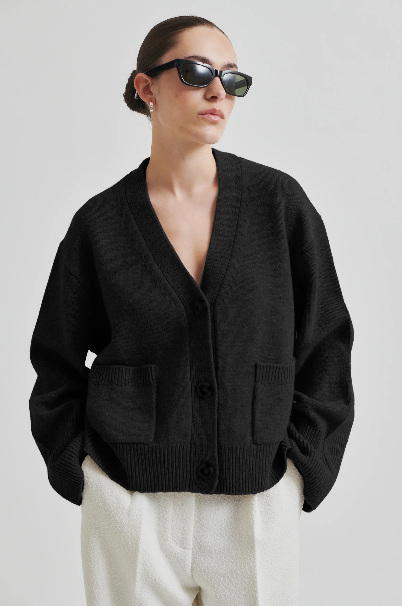 Alpha cardigan - sort